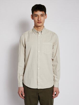 Norse Projects Chemise Anton en Sergé Léger Beige Norse Projects Chemise Anton en Sergé Léger Beige