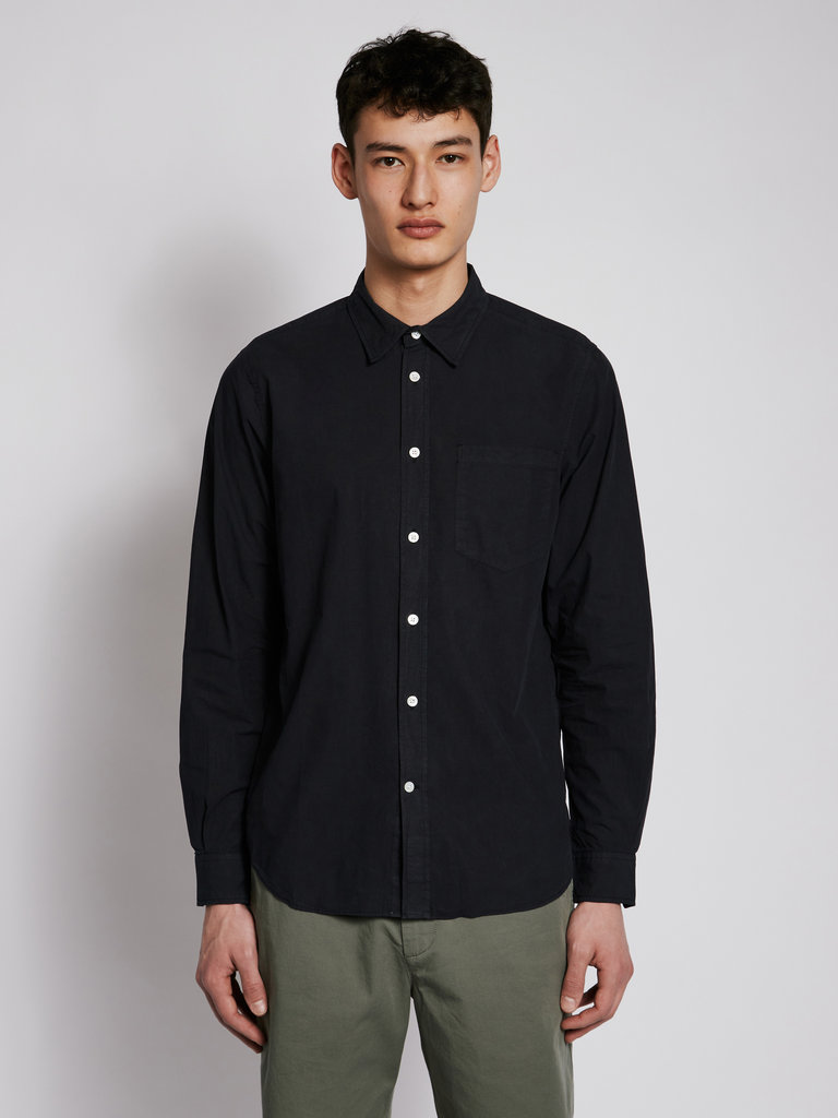 Norse Projects Navy Tencel Osvald Shirt