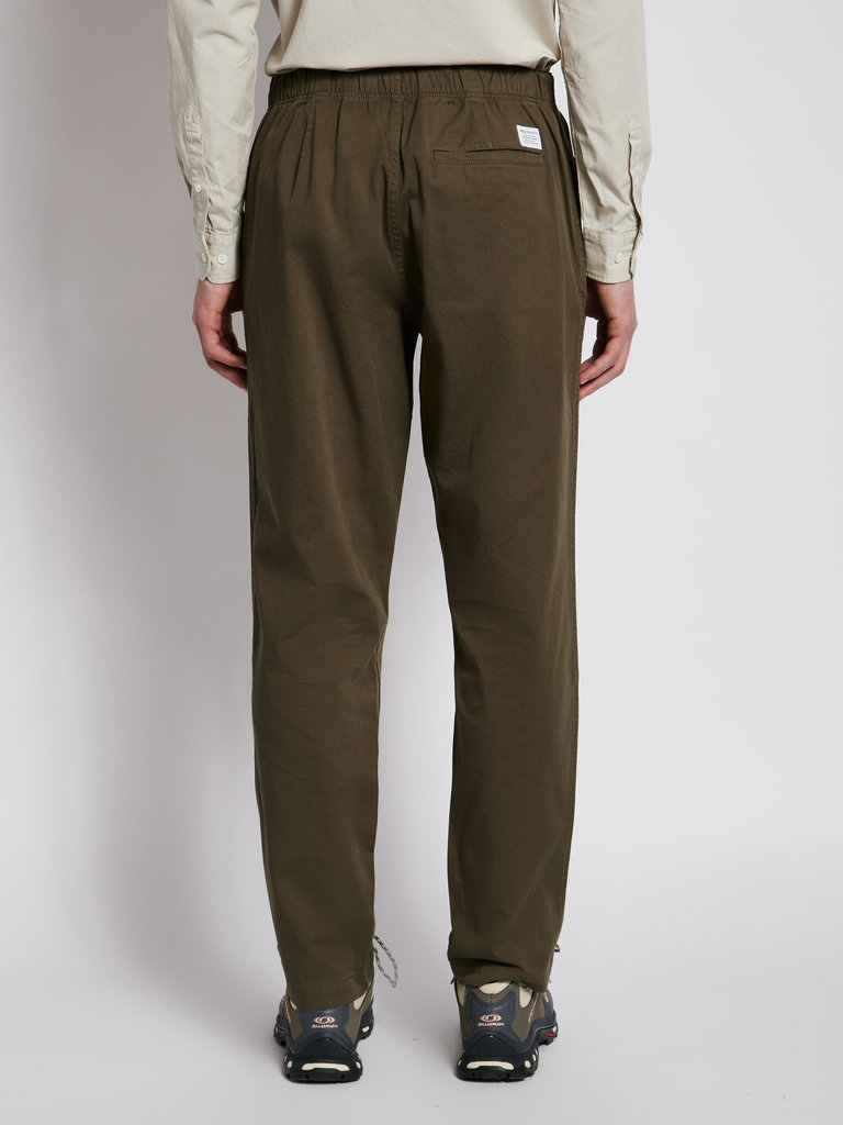 Norse Projects Pantalon Léger Ezra Extensible Vert