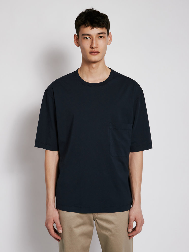 Lemaire Dark Blue Classic T-shirt