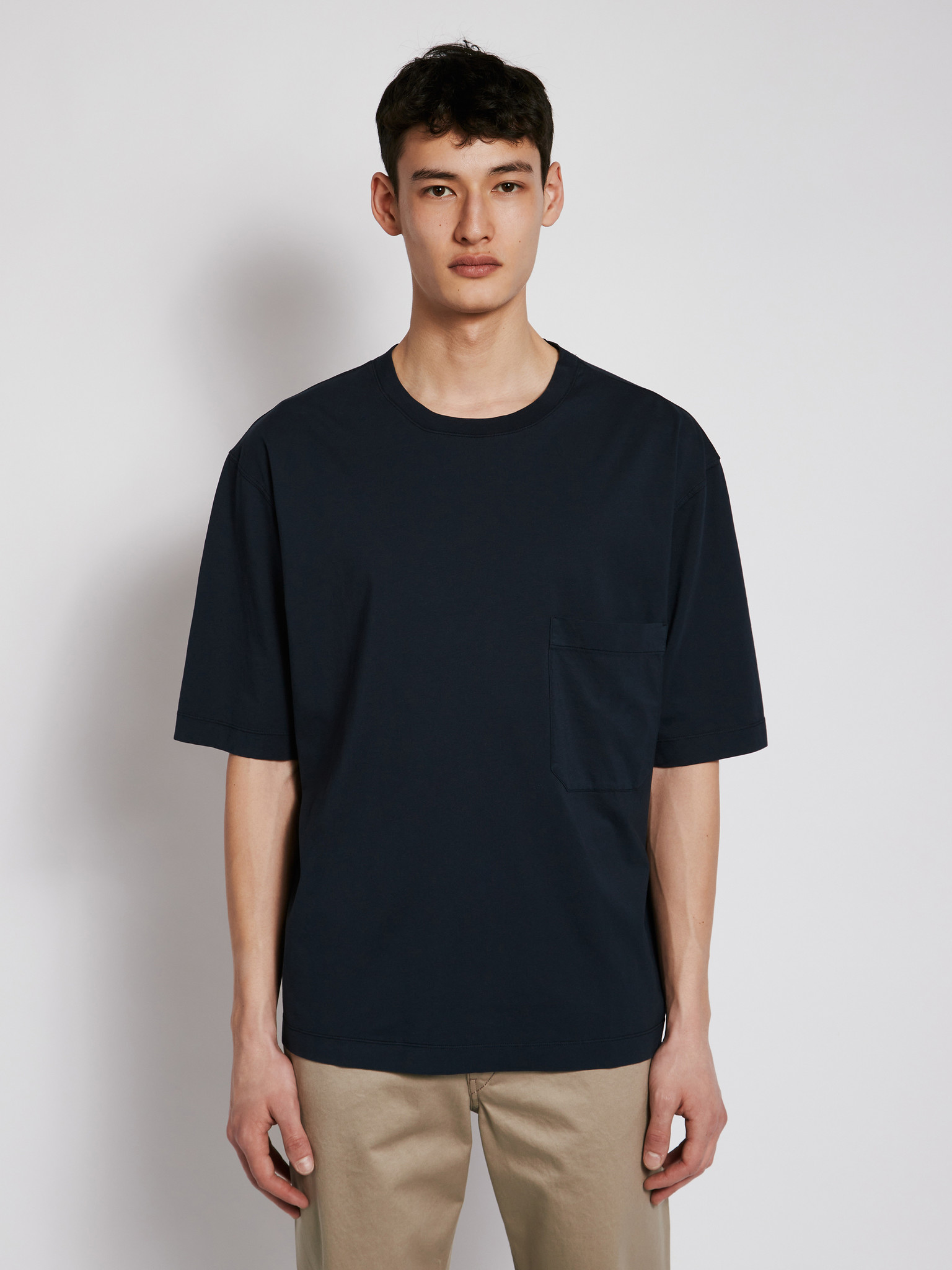 Men's Oversized T-shirt With Patch Pocket by Lemaire