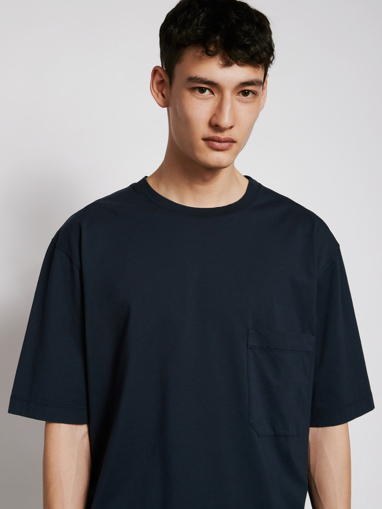 Lemaire Dark Blue Classic T-shirt