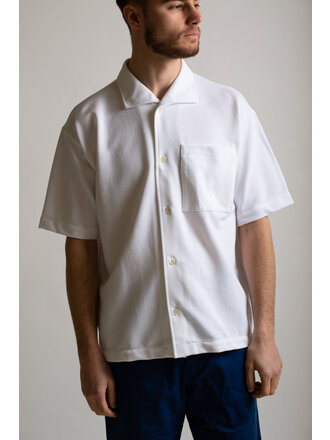 Arpenteur Coral Large Collar White Sweater