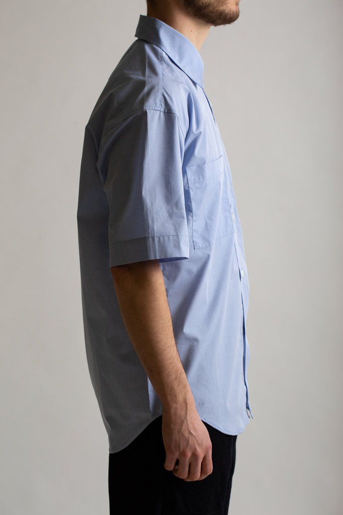 Arpenteur Light Blue Short Sleeve Stereo Shirt