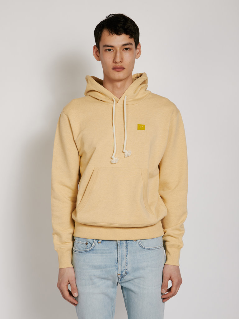 Acne Studios Sweat à Capuche Jaune Pâle