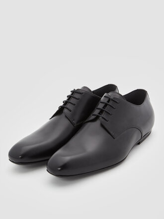 Dries Van Noten Derbys Noirs à Bout en Amande Dries Van Noten Derbys Noirs à Bout en Amande