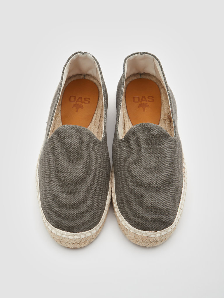 Espadrilles en Lin Khaki