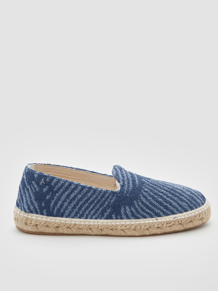 Navy Wavy Espadrilles