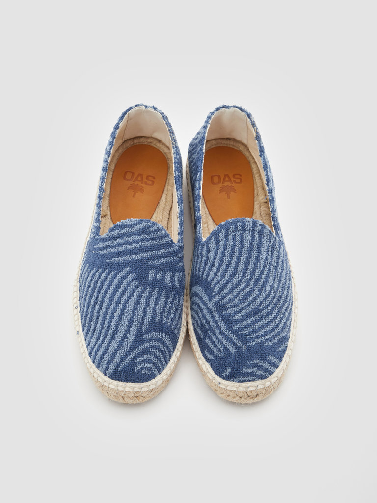 Navy Wavy Espadrilles