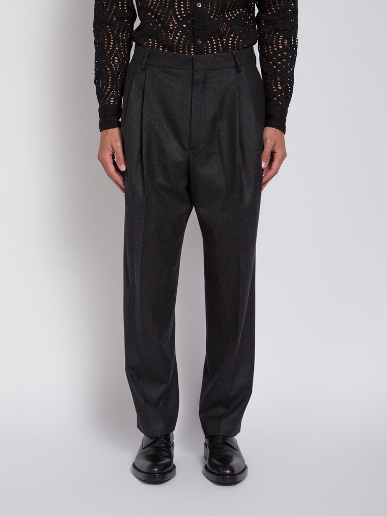 Dries Van Noten Pantalon Phoenix Charbon