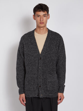 Dries Van Noten Charcoal Mounia Cardigan