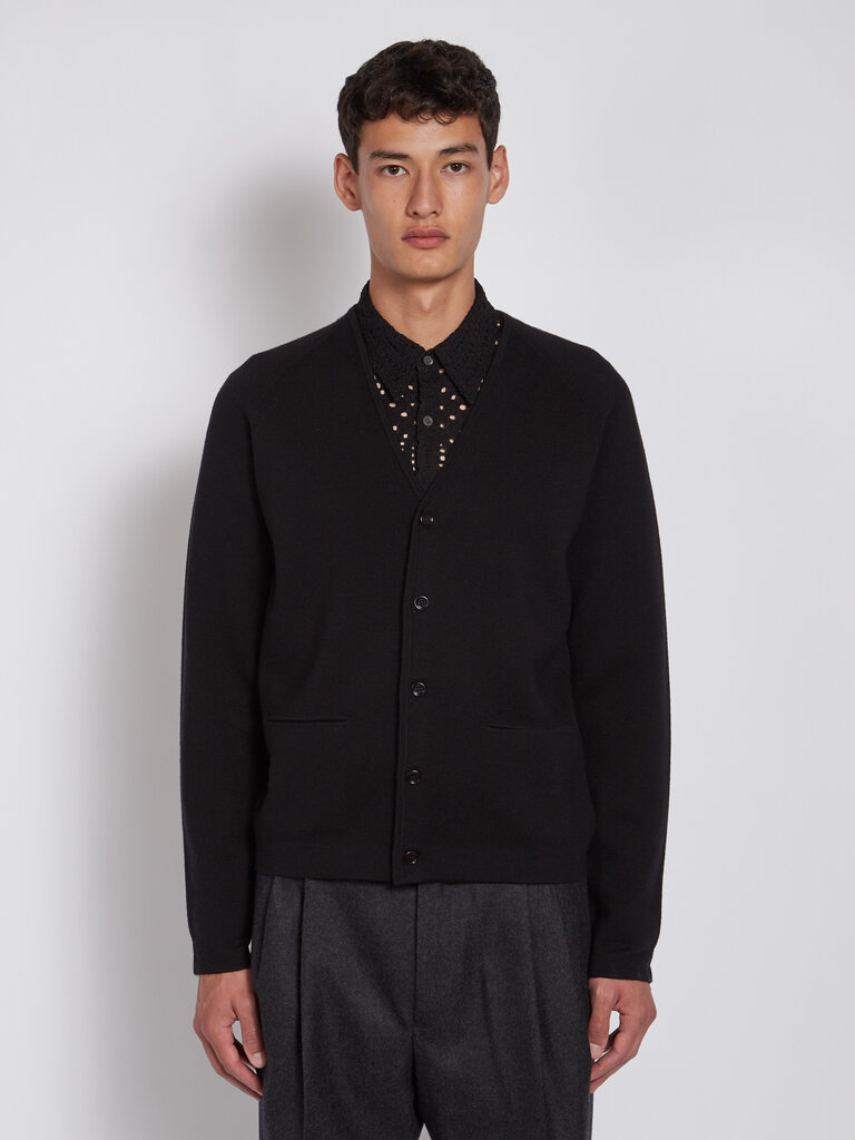 Dries Van Noten Black Muaz Cardigan