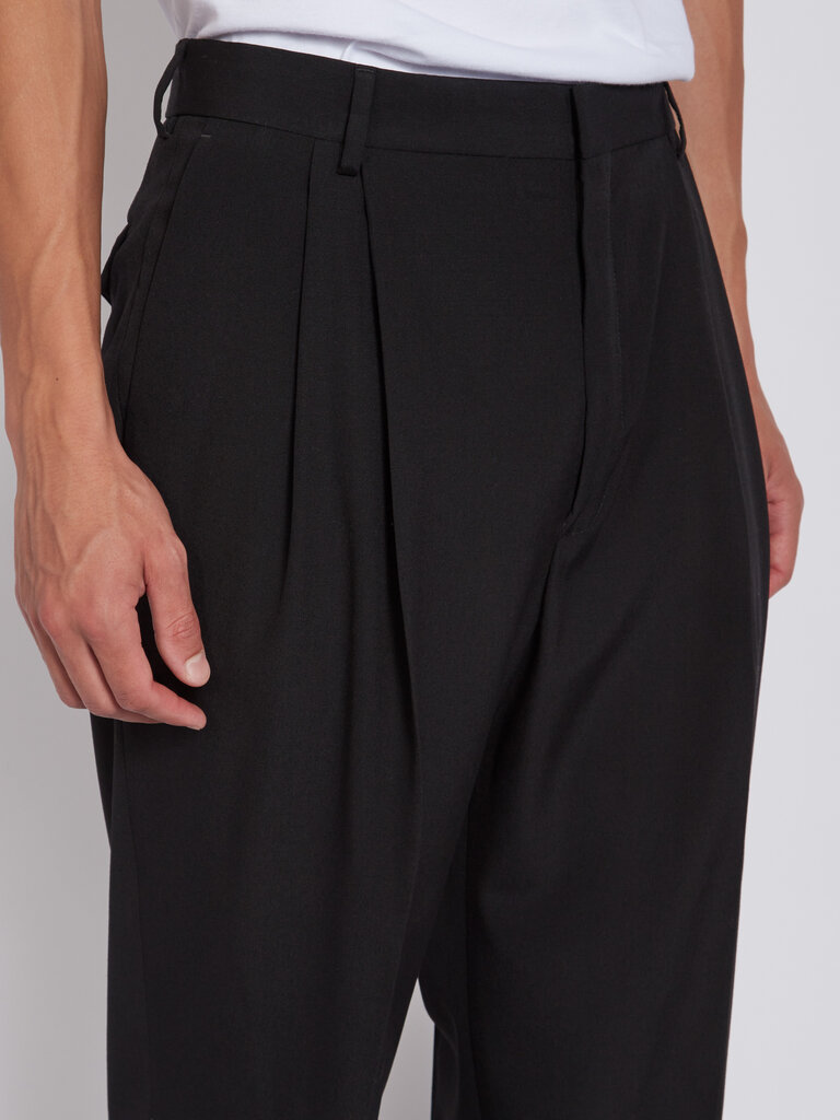 Dries Van Noten Black Phoenix Pants