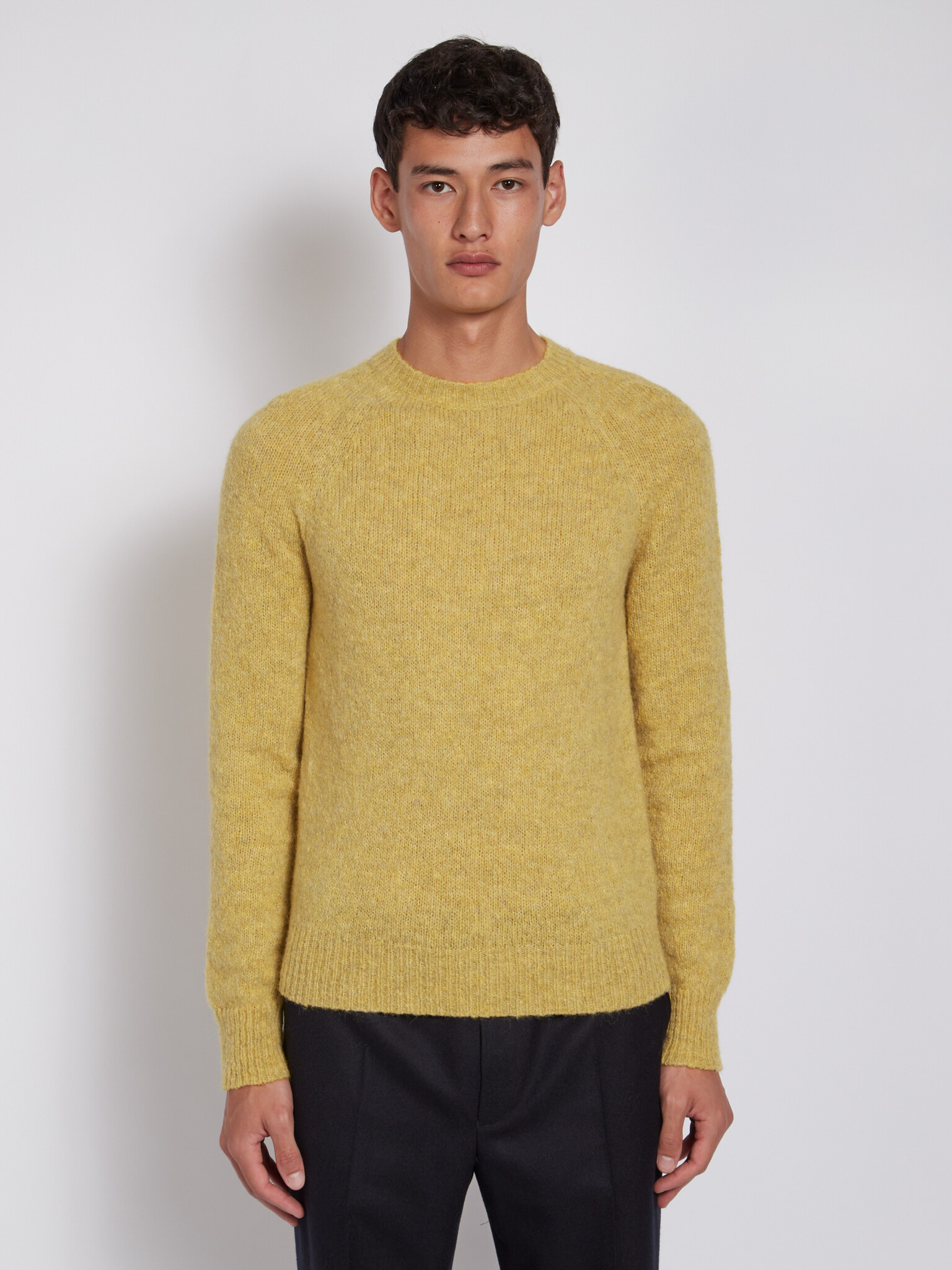 Yellow on sale wool sweater