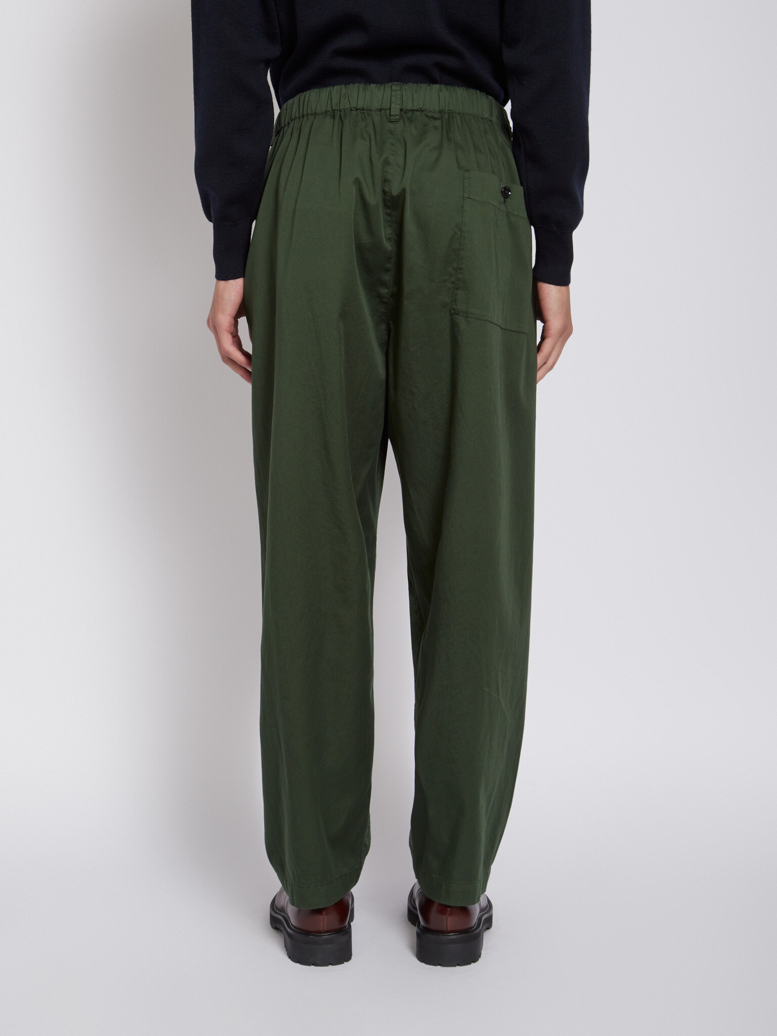 Lemaire Green Relaxed Pants