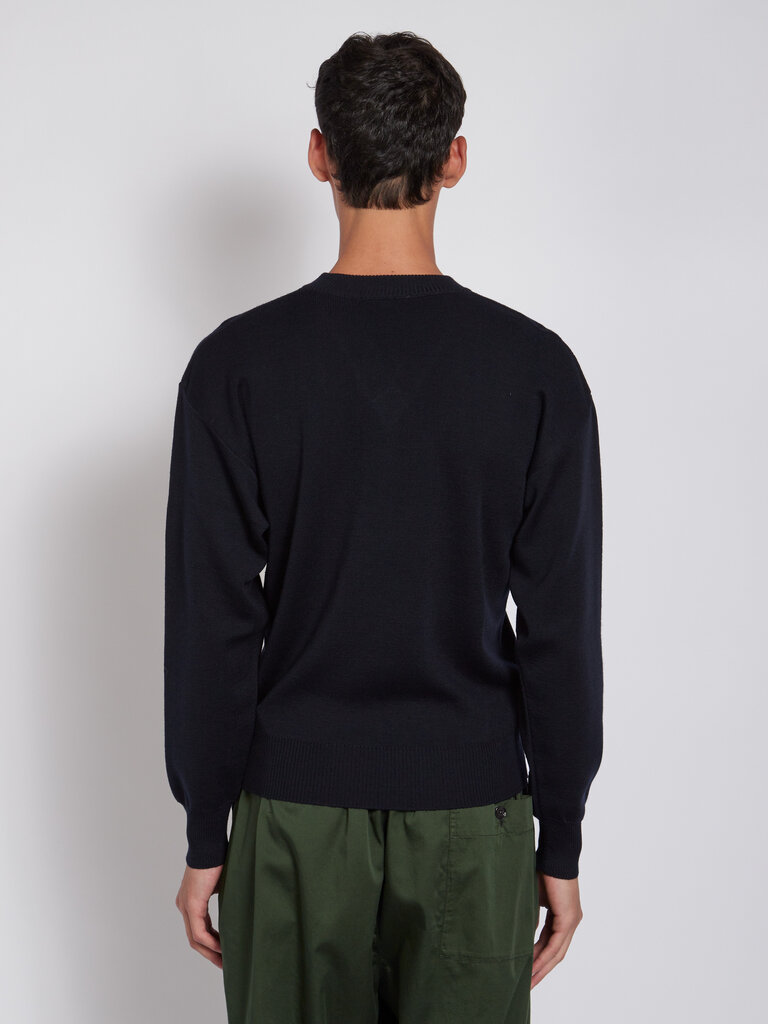 Lemaire Pull V-Neck Marine