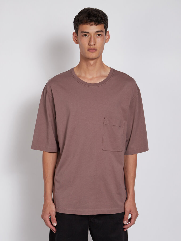 Lemaire T-Shirt Patch Pocket Taupe