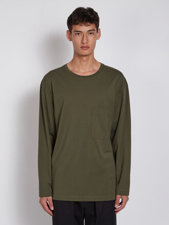 Lemaire Chandail Patch Pocket Vert Lemaire Chandail Patch Pocket Vert