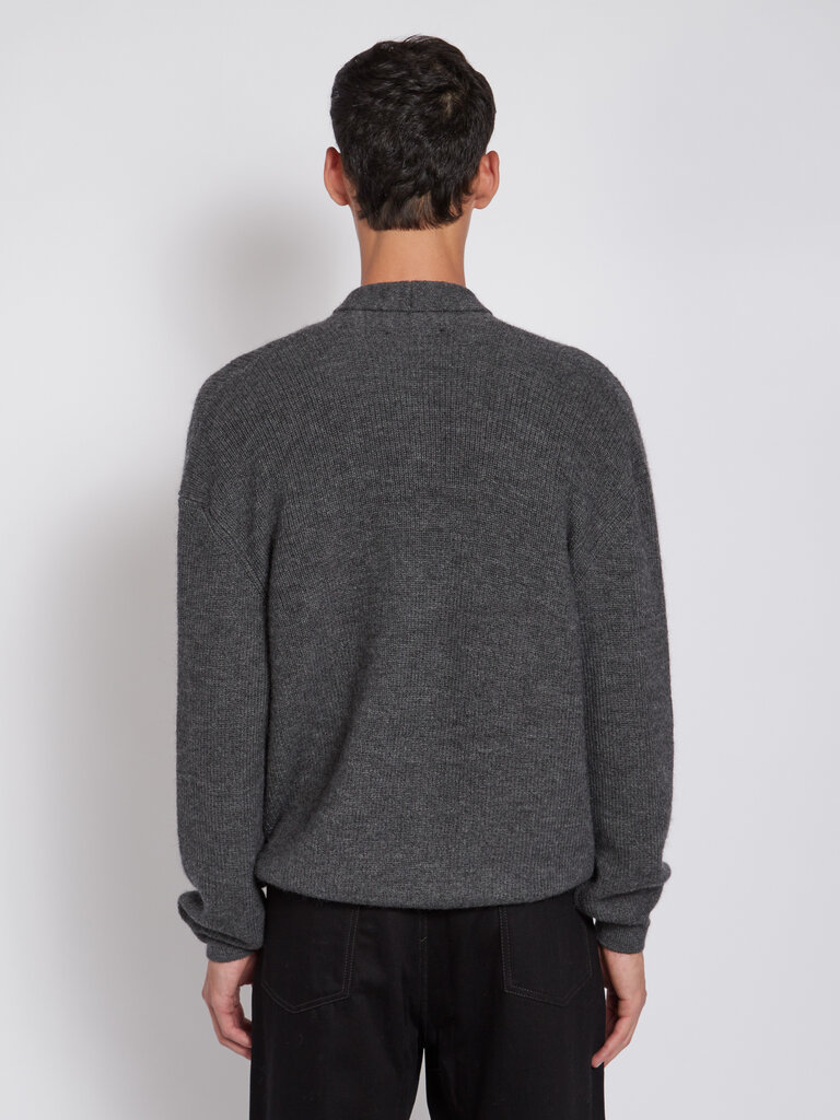 Lemaire Grey Wrap Cardigan