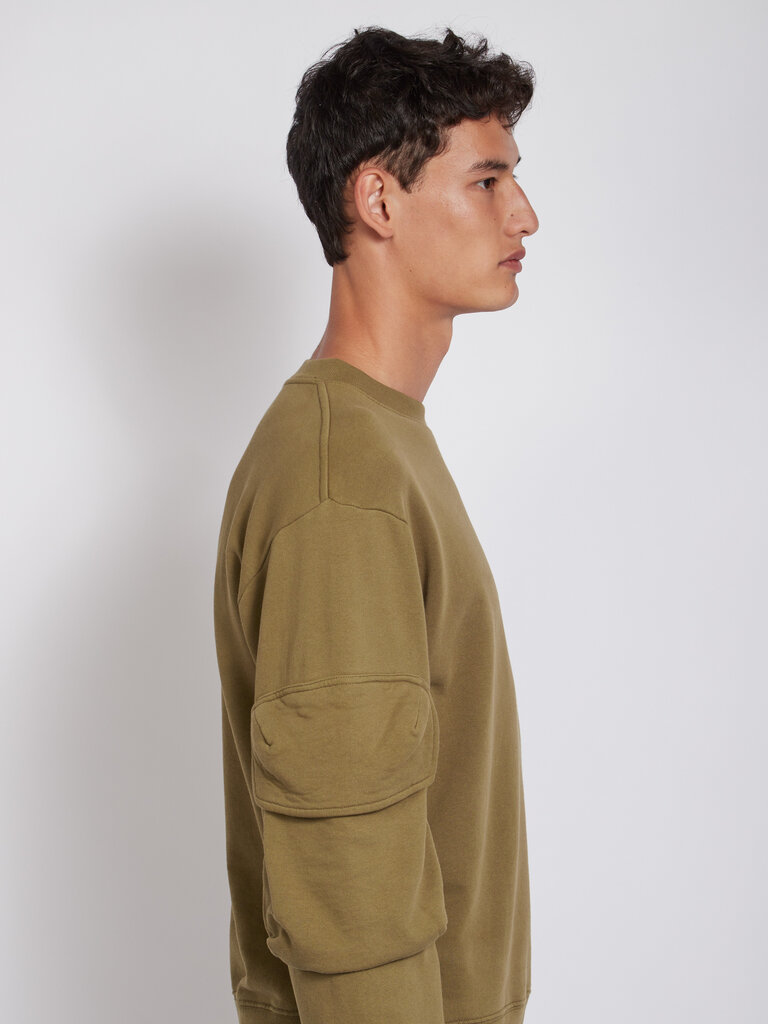 Dries Van Noten Khaki Cargo Sweatshirt