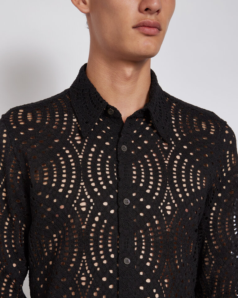 Dries Van Noten Chemise Celdon Noire