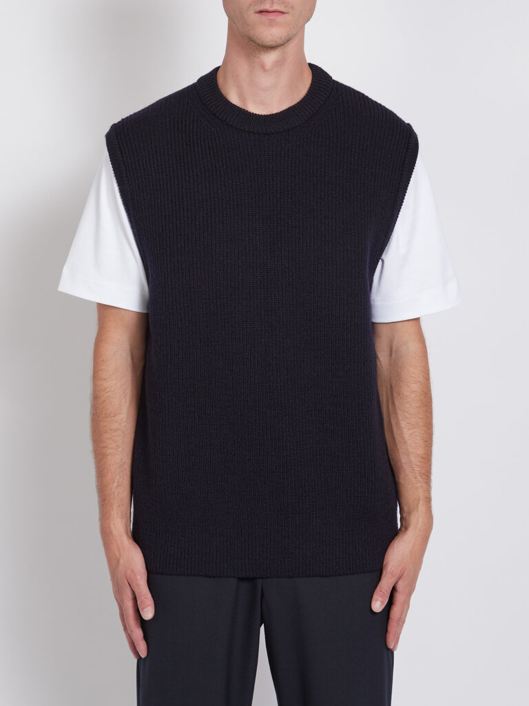 Norse Projects Navy Manfred Rib Vest