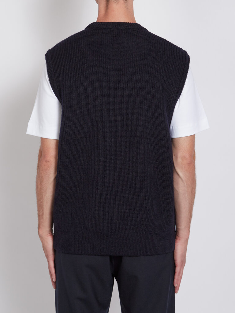Norse Projects Navy Manfred Rib Vest