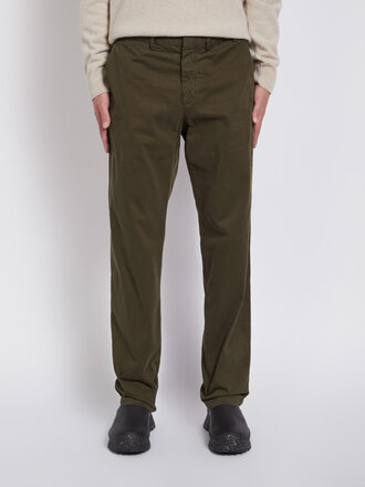 Norse Projects Pantalon Aros en Chino Brossé Vert Norse Projects Pantalon Aros en Chino Brossé Vert