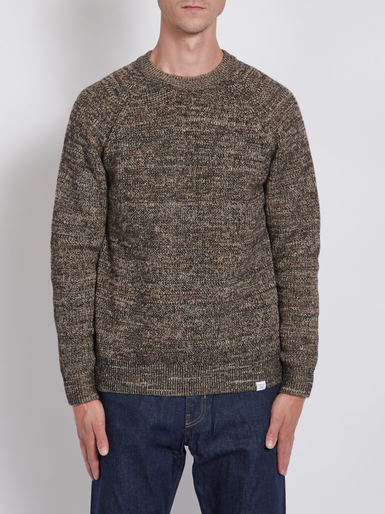 Norse Projects Brown Roald Knitted Sweater