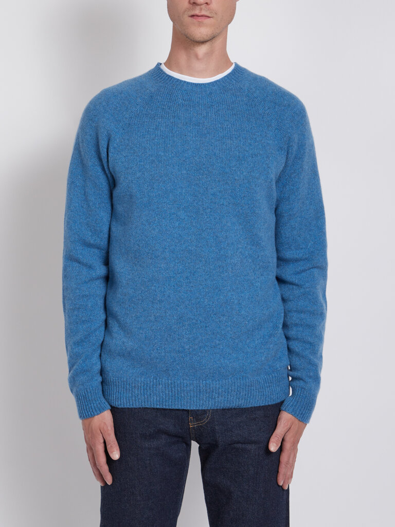 Sunspel Blue Jean Wool Sweater
