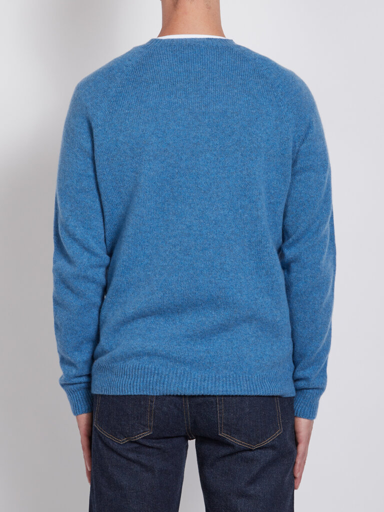 Sunspel Blue Jean Wool Sweater