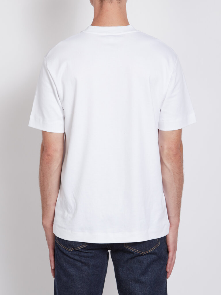 Sunspel T-Shirt en Jersey Épais Blanc