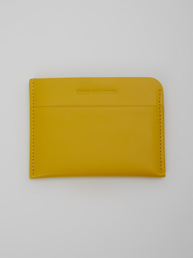 Dries Van Noten Canary Yellow Card Holder