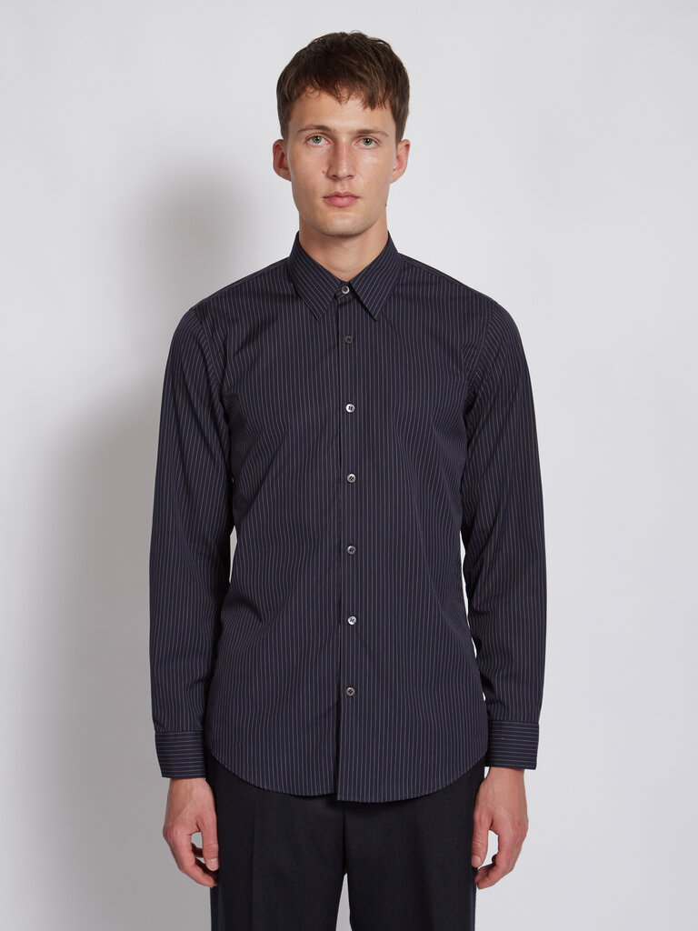 Dries Van Noten Navy Curles Shirt