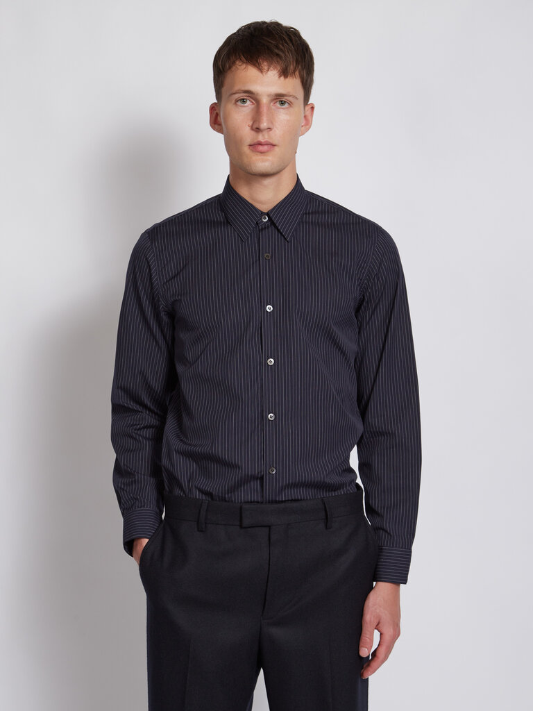 Dries Van Noten Chemise Curles Marine