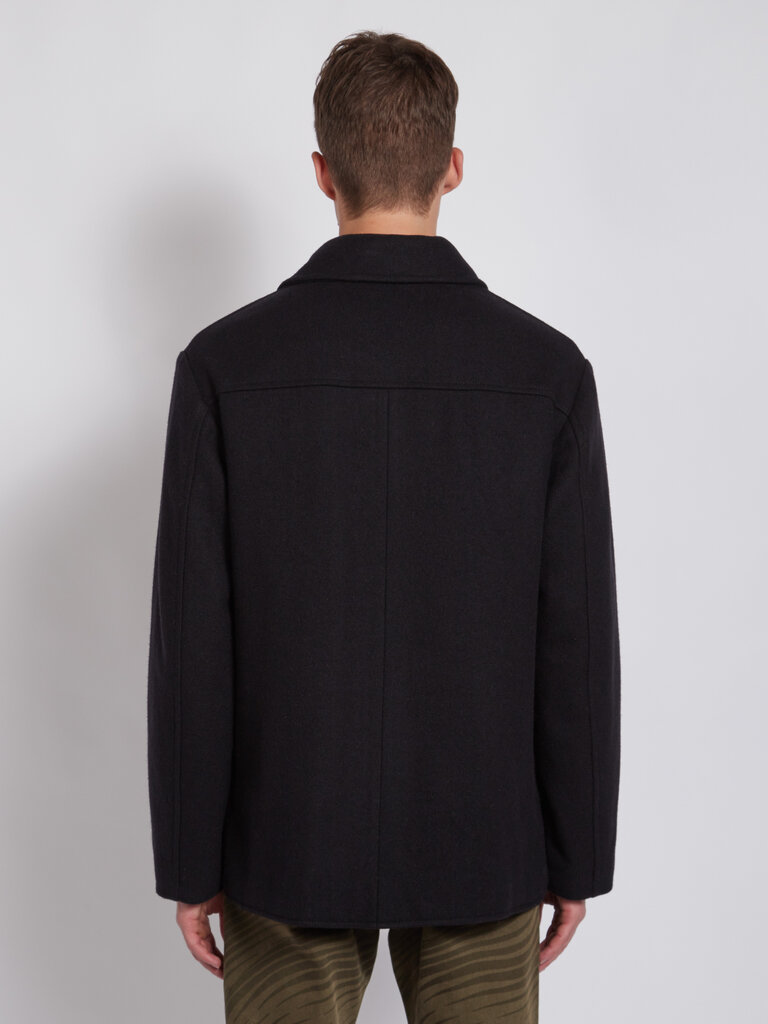 Dries Van Noten Black Valko Coat