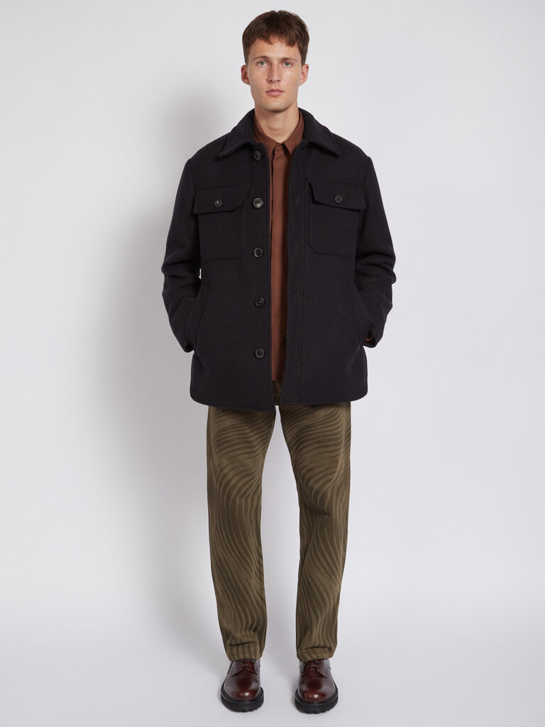 Dries Van Noten Manteau Valko Noir