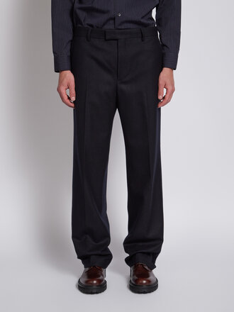 Dries Van Noten Navy Pinet Pants