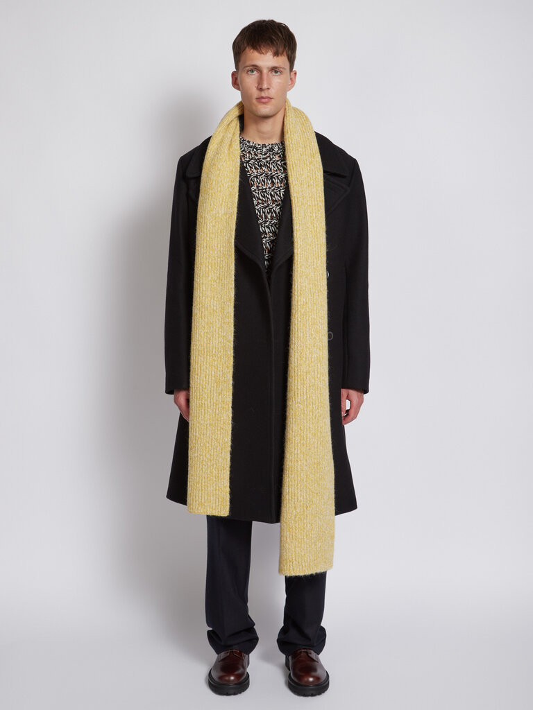 Dries Van Noten Yellow Moyson Scarf