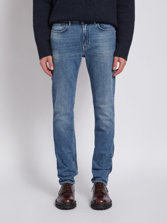 Acne Studios Jeans North Mid Bleu