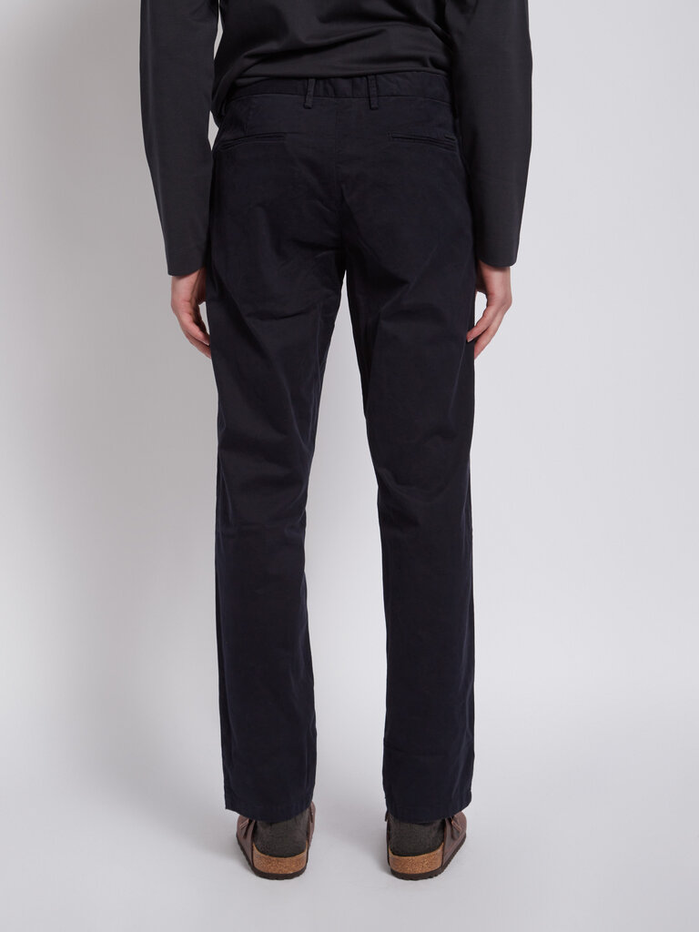 Norse Projects Pantalon Aros en Chino Brossé Marine