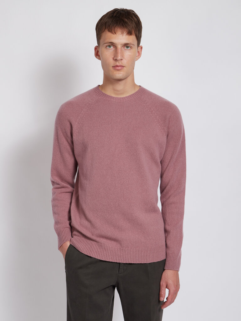 Sunspel Pink Wool Sweater