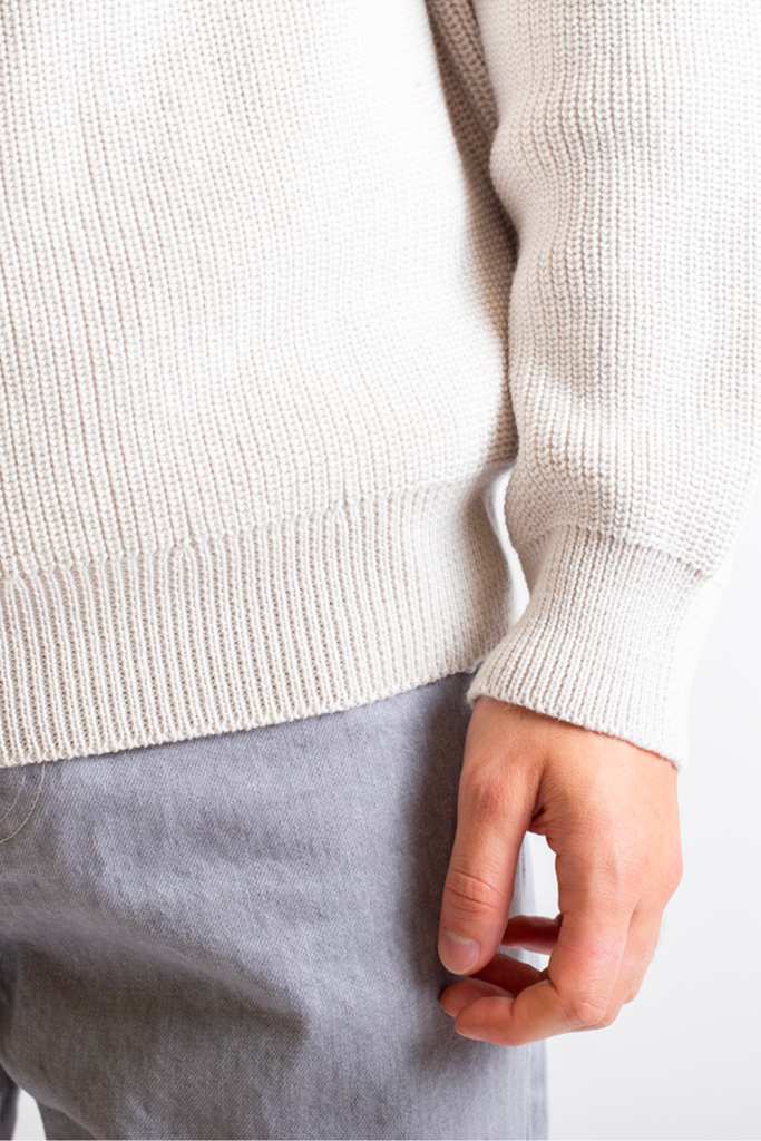 Arpenteur Cream Plano Merino Sweater