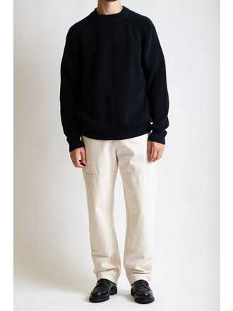Arpenteur Navy Plano Merino Sweater