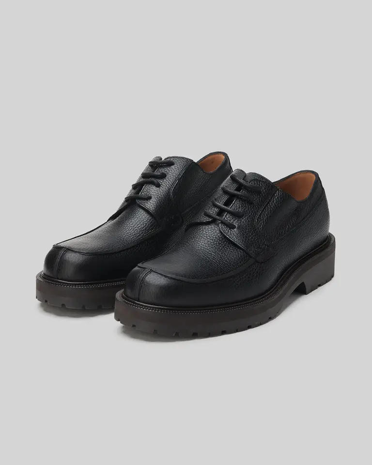 Dries Van Noten Black Leather Derby