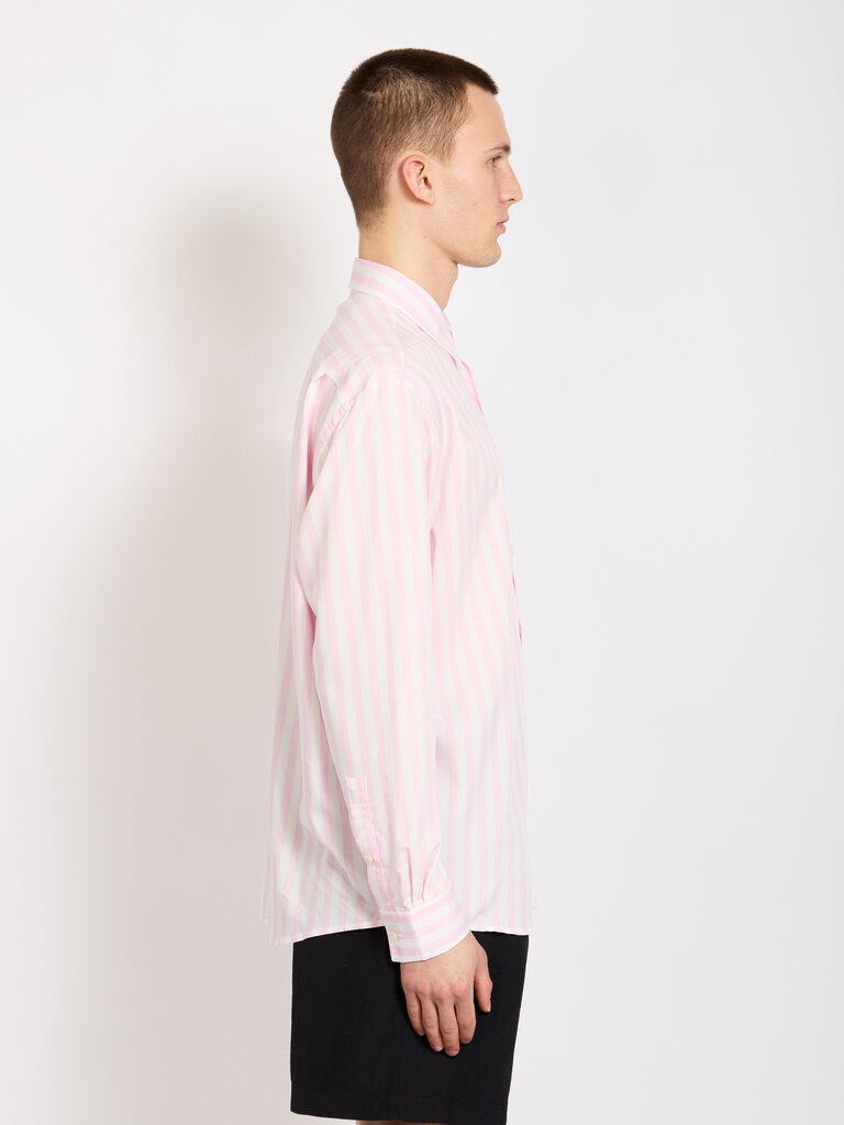 Acne Studios Pink/White Striped Shirt