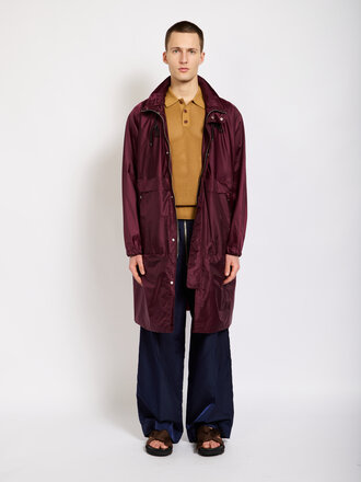 Dries Van Noten Manteau Vawson Aubergine Dries Van Noten Manteau Vawson Aubergine