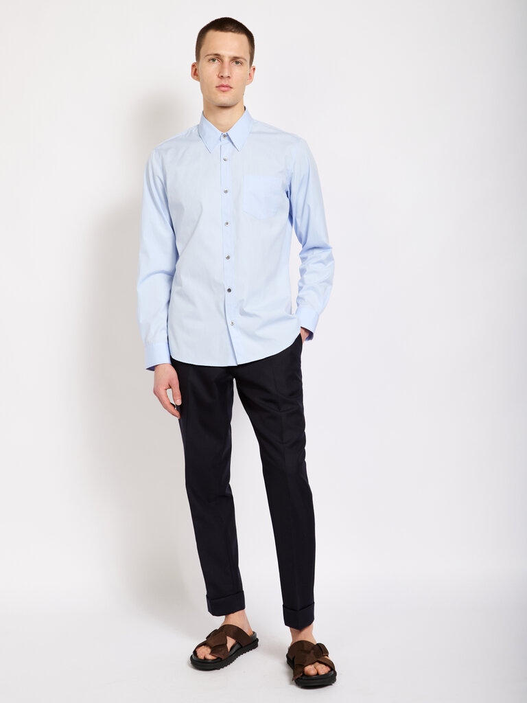 Dries Van Noten Blue Corbino Shirt