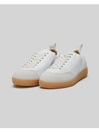 Dries Van Noten Ecru Quilted Sneakers