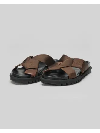 Dries Van Noten Sandales Slip-on Brunes Dries Van Noten Sandales Slip-on Brunes